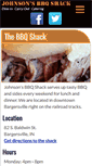 Mobile Screenshot of johnsonsbbqshack.com