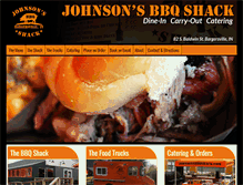 Tablet Screenshot of johnsonsbbqshack.com